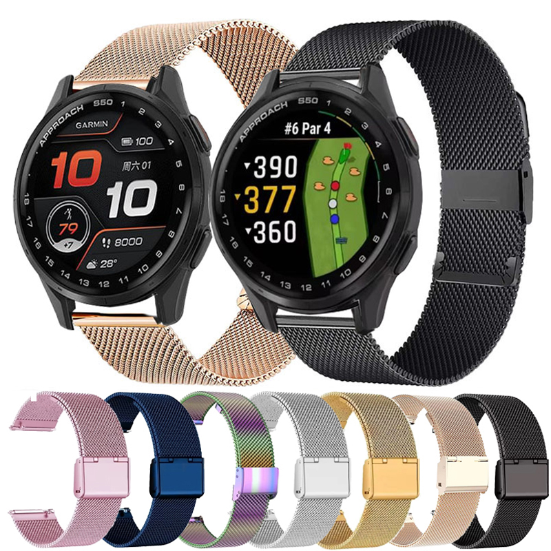 22mm 20mm Mesh Loop For Garmin – обзор и цена Milanese Loop Magnetic