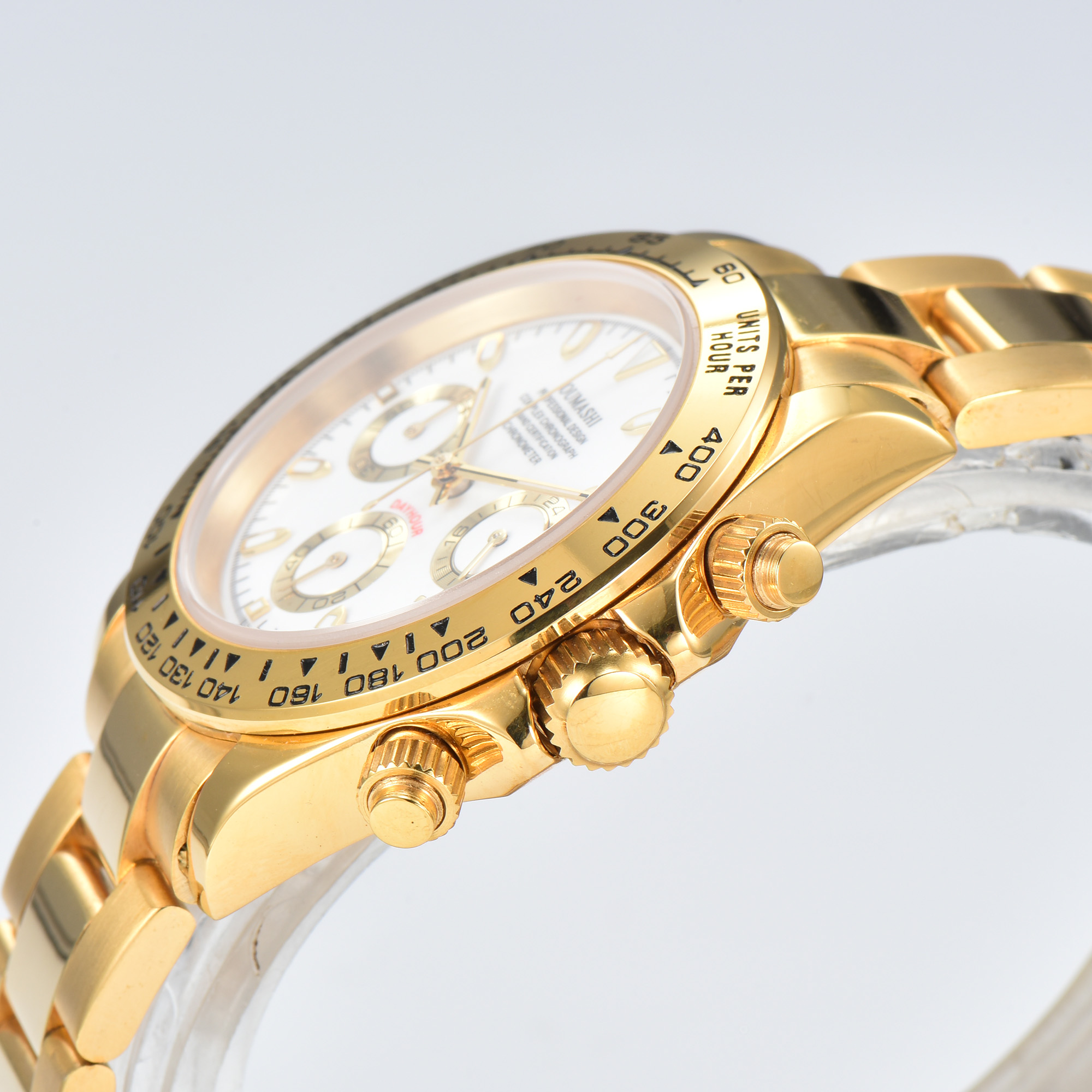 39mm VK63 watch Gold Stainless – обзор и цена Stainless Bracelet Diver