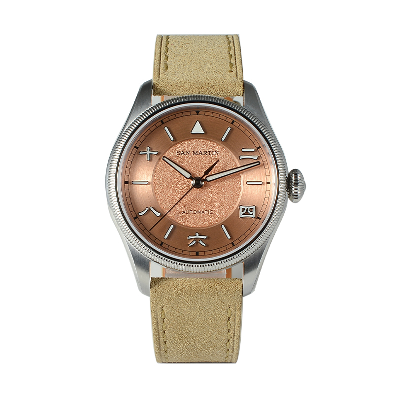 San Martin Men Automatic Watch – обзор и цена Leather Strap Quick Release