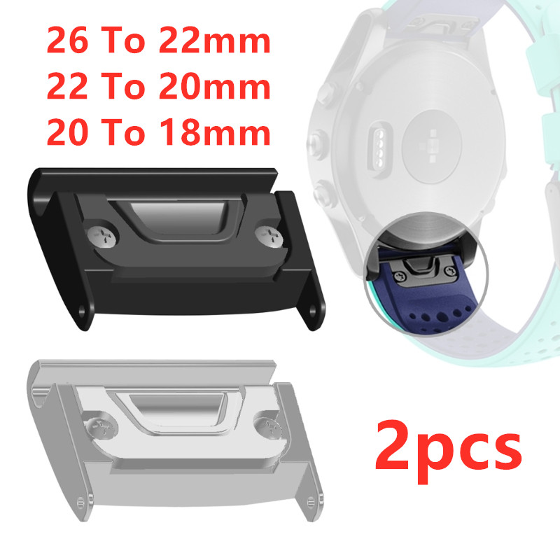 2pcs Watch Band Adapters 26mm  – обзор и цена Silicone Watch Band 22Mm