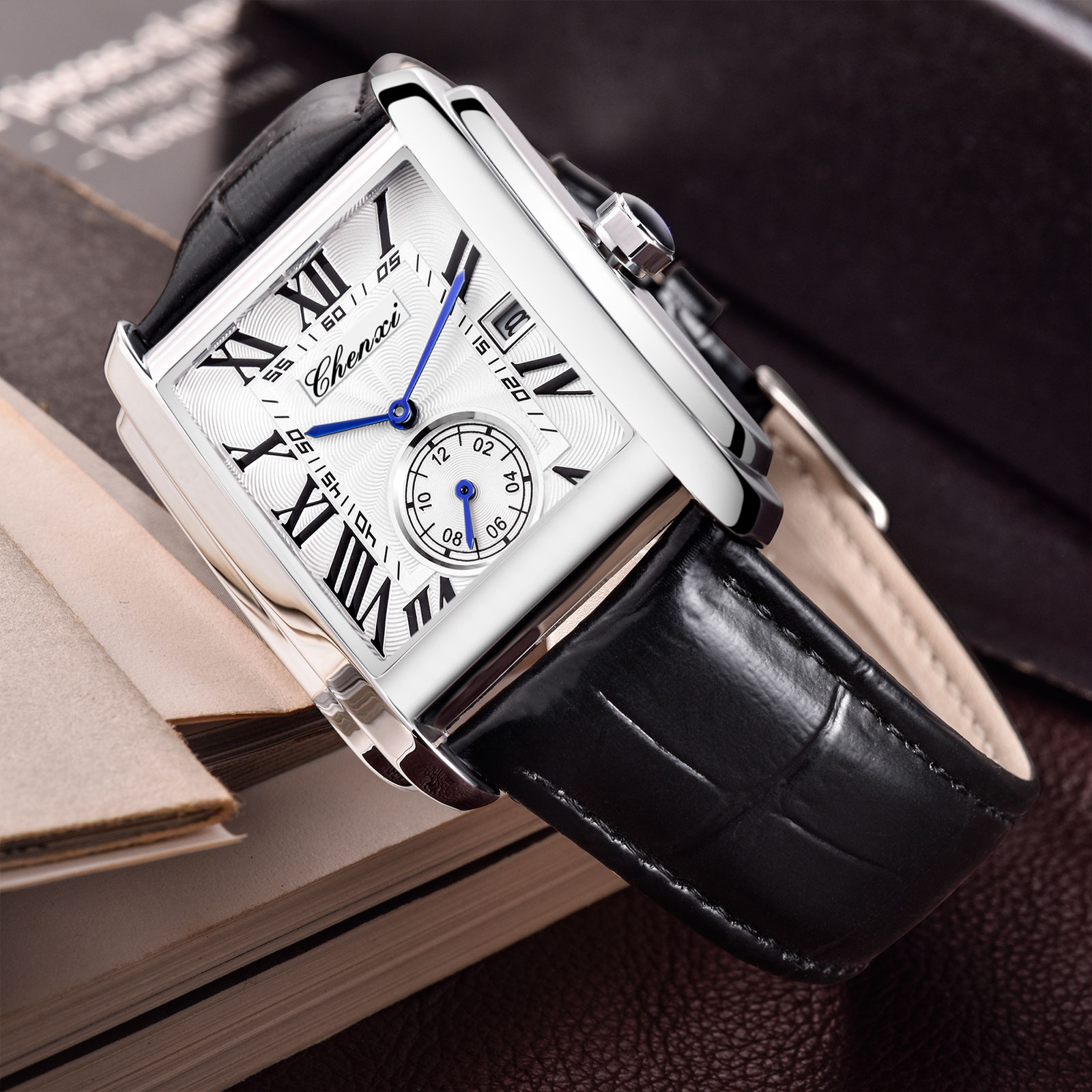 Chenxi 8216 New Fashion Boy Cl – обзор и цена Leather Watch Band Men