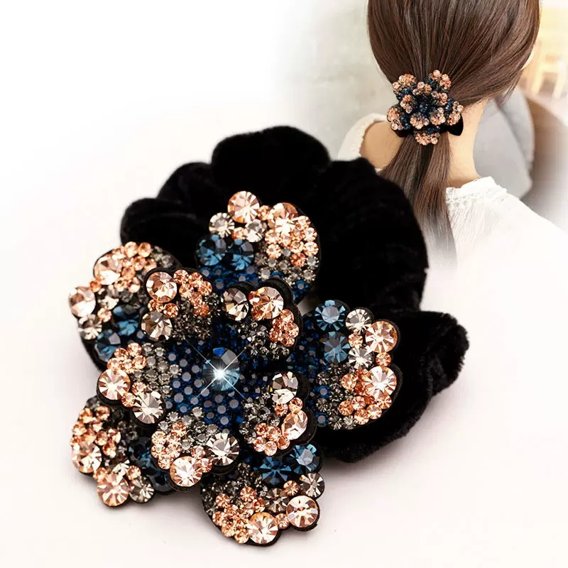 Women Rhinestone Scrunchies Ve – обзор и цена Silicone Band Women