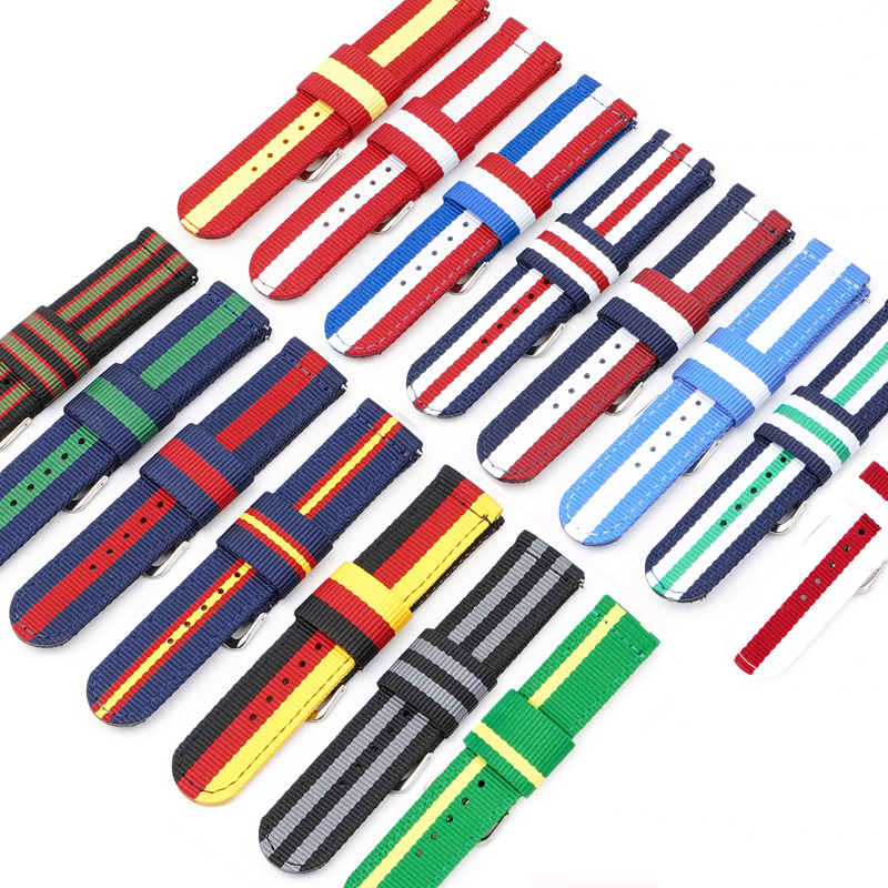 Nylon Watch Strap 20mm 22mm Qu – обзор и цена Canvas Strap Watch