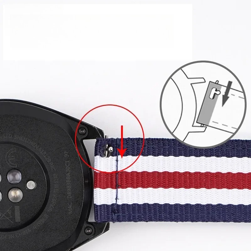 Nylon Watch Strap 20mm 22mm Qu – обзор и цена Canvas Strap Watch
