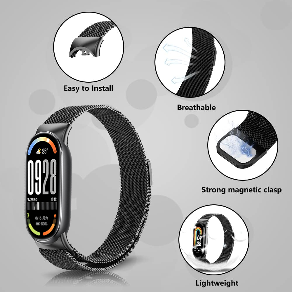 Magnetic Straps for Xiaomi mi  – обзор и цена Milanese Loop Magnetic