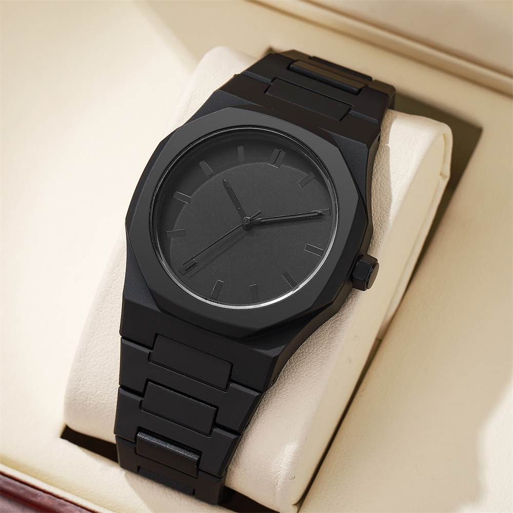 Men's Fashion Simple Black Lar – обзор и цена Butterfly Clasp Deployant