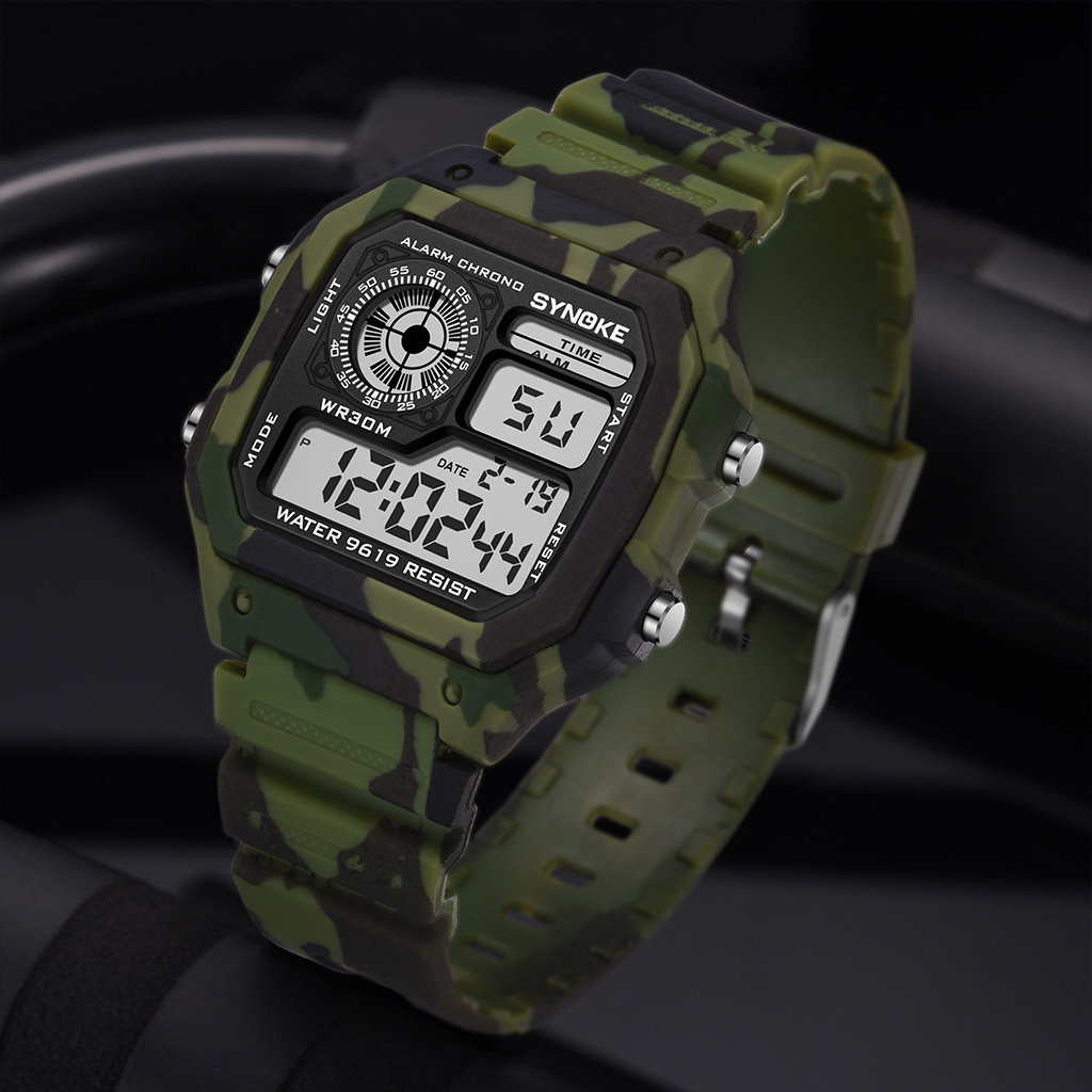 Synoke Outdoor Military Digita – обзор и цена Canvas Strap Watch