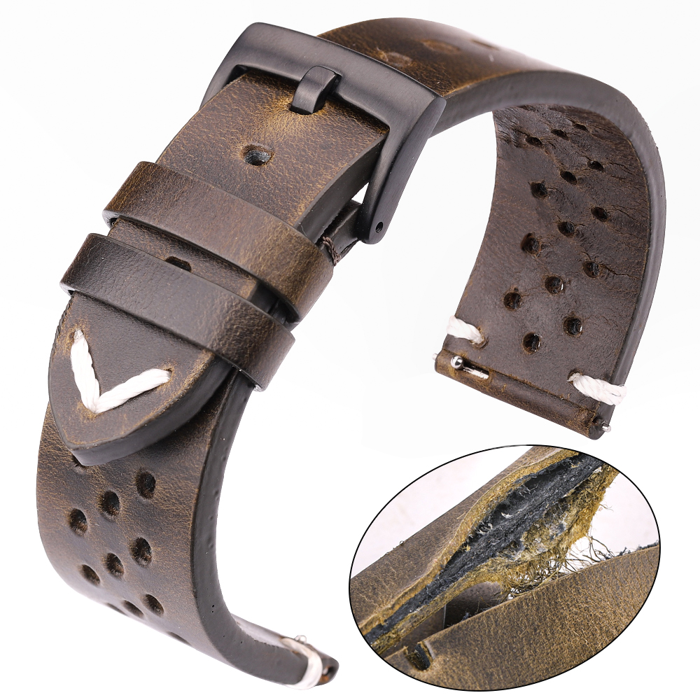 Breathable Genuine Leather Qui – обзор и цена Nato Strap Nylon