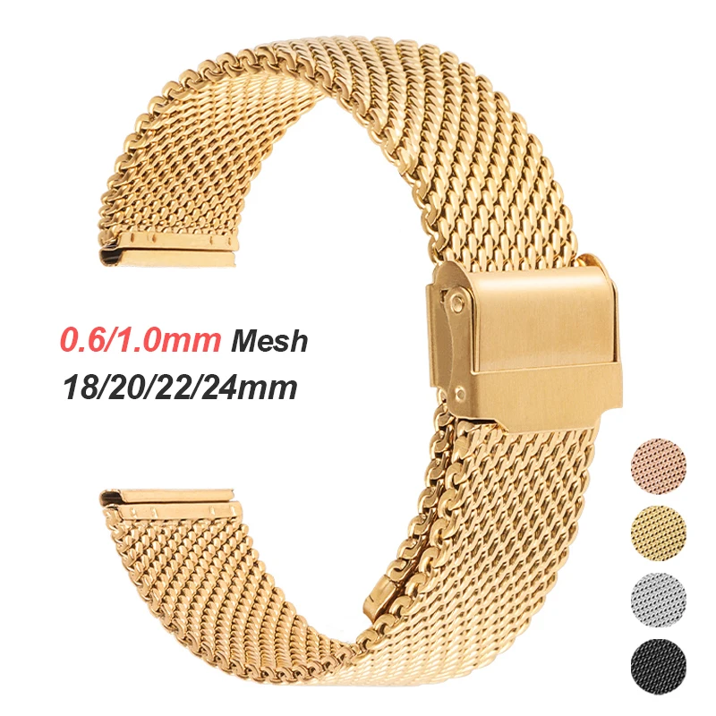 0.6mm 1.0mm Milanese Mesh Stra – обзор и цена Mesh Strap Metal