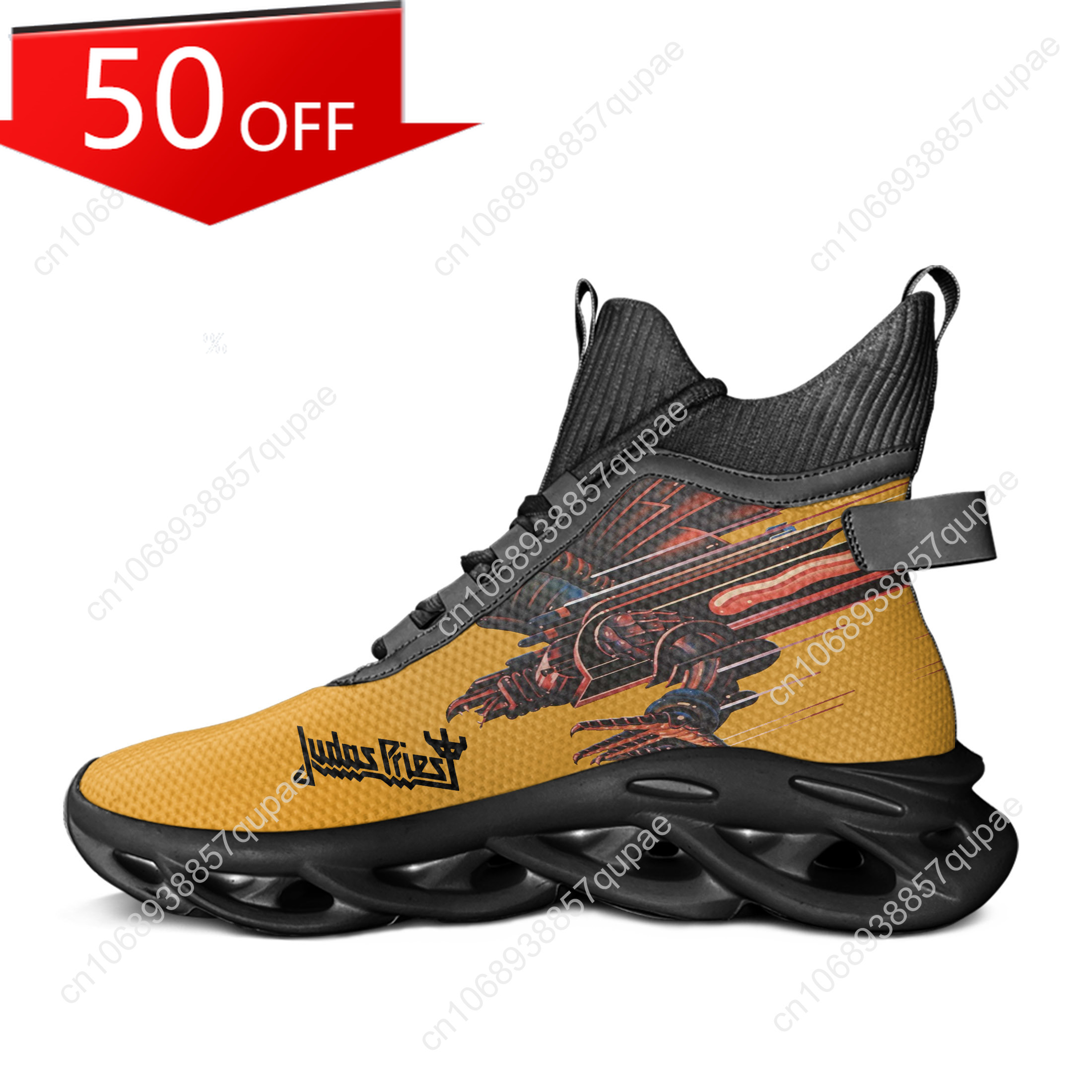 Judas Priest High Top Flats Sn – обзор и цена Mesh Strap Metal
