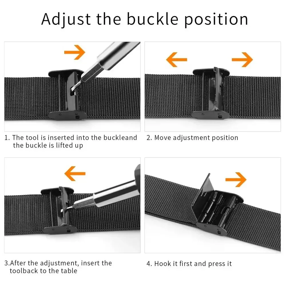 Metal Bands for Huawei Band 6/ – обзор и цена Mesh Strap Metal