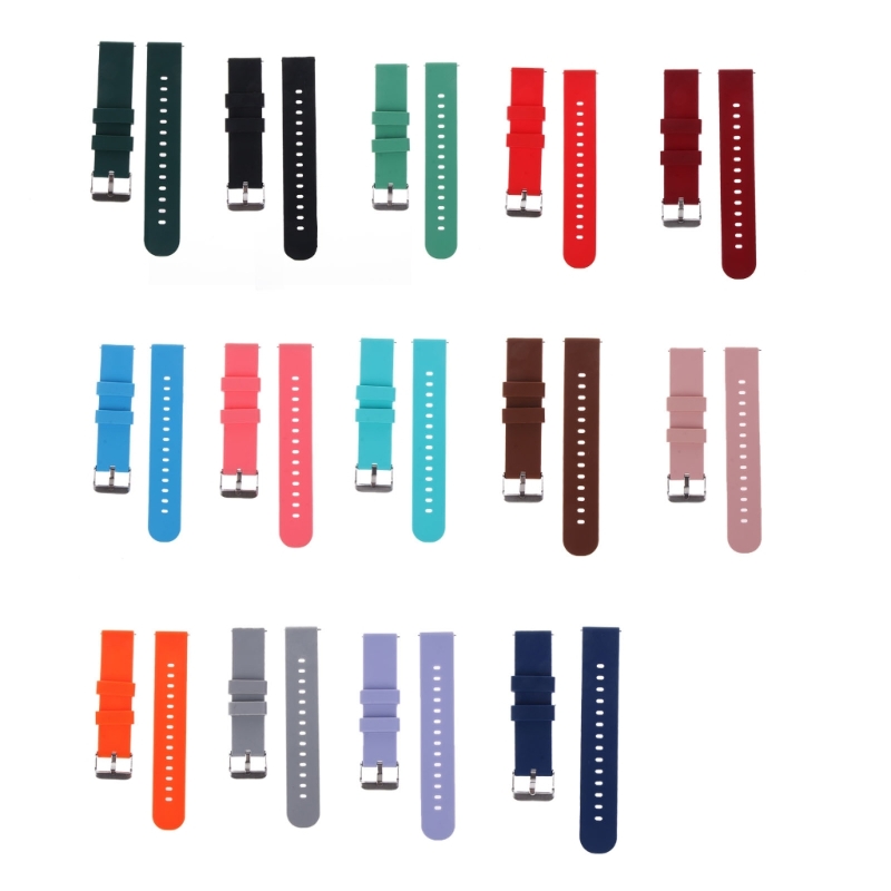 Silicone Strap 20/22mm Soft Qu – обзор и цена Silicone Watch Band 22Mm
