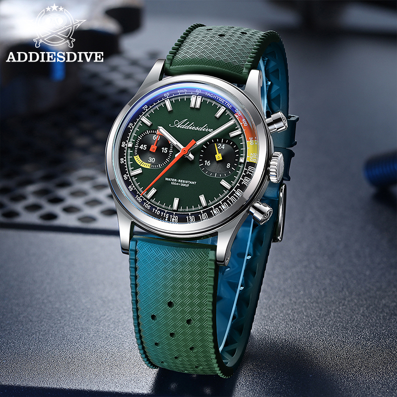 ADDIESDIVE 2025 NEW TOP 38mm M – обзор и цена Rubber Strap Diver