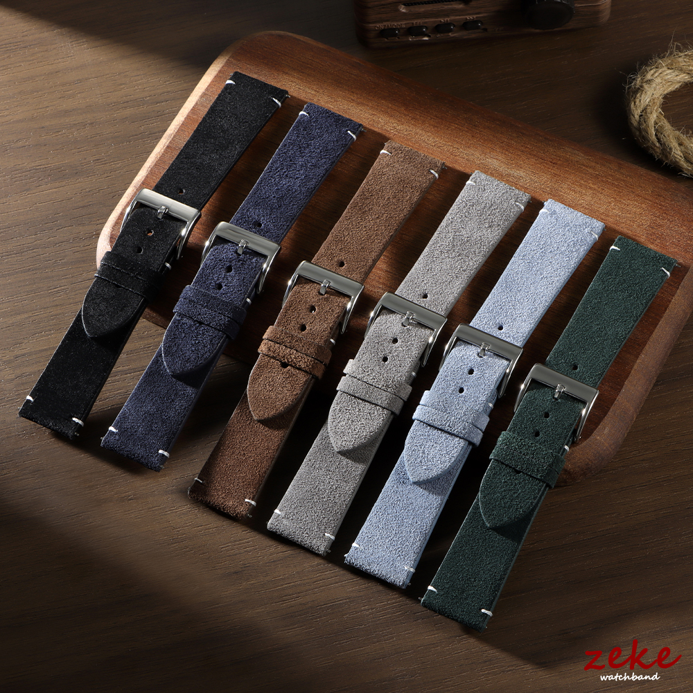 20mm 22mm Wristband Quick Rele – обзор и цена Suede Strap Watch
