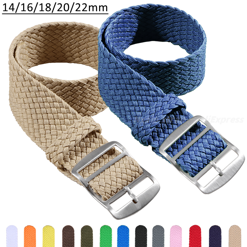 14mm 16mm 18mm 20mm 22mm Nylon – обзор и цена Perlon Strap Woven