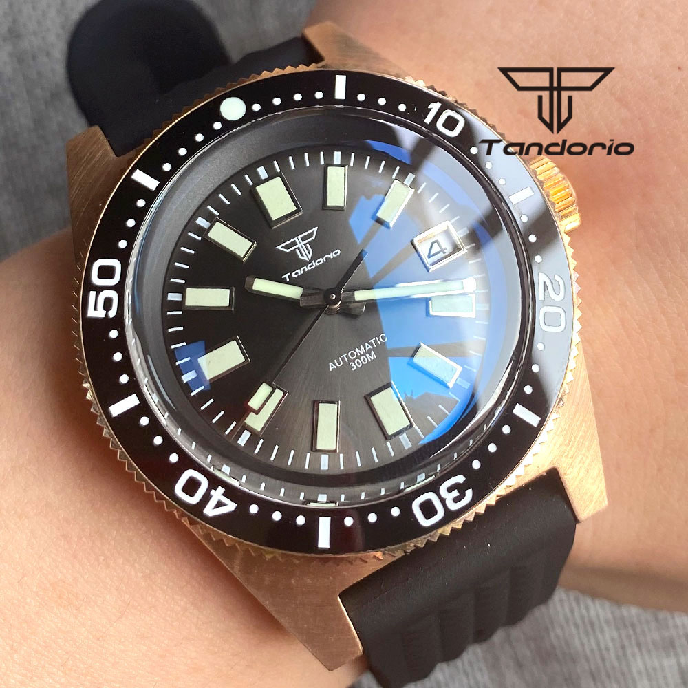 Tandorio 62 MAS CUSN8 Solid Br – обзор и цена Rubber Strap Diver