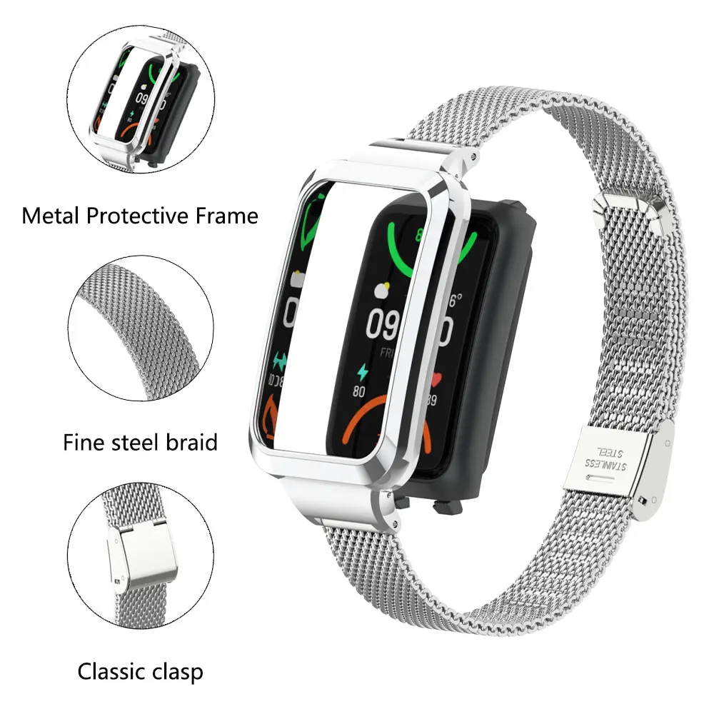 Suitable for Oppo Band 2 Stain – обзор и цена Mesh Strap Metal