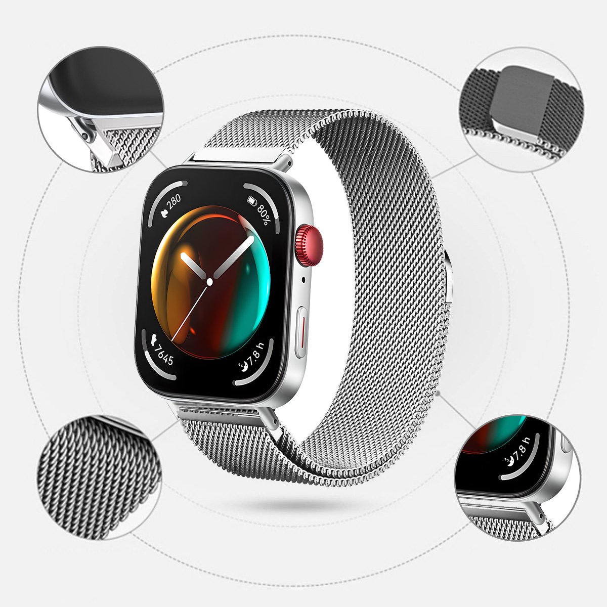 Milanese Magnetic Loop Strap f – обзор и цена Milanese Loop Magnetic