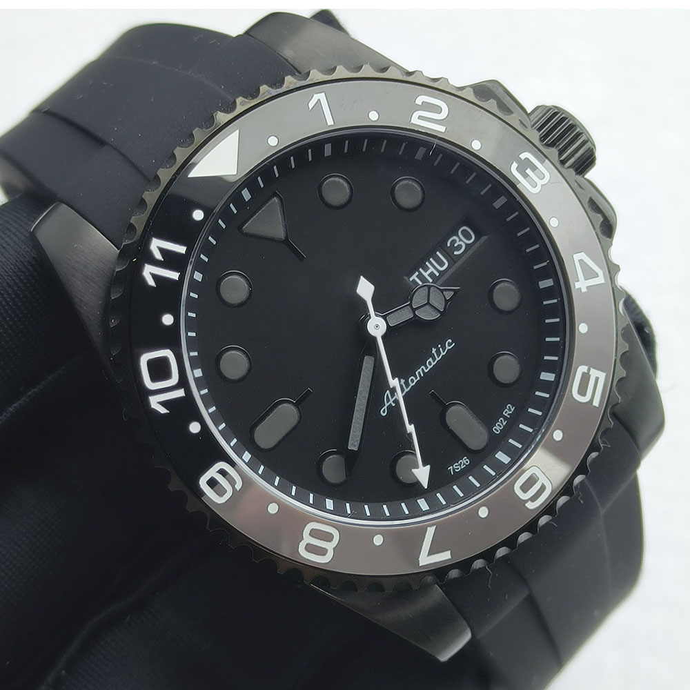 40MM NH36 Watch Black Men's St – обзор и цена Stainless Bracelet Diver