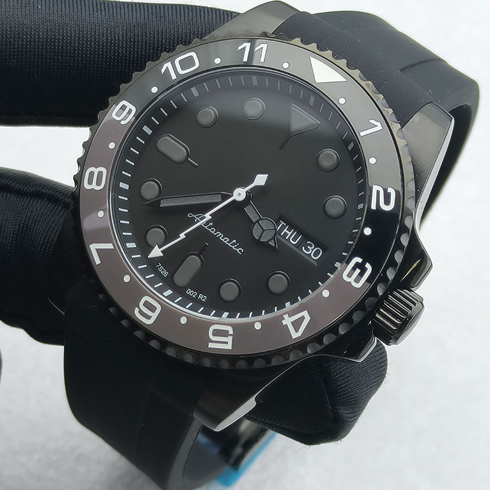 40MM NH36 Watch Black Men's St – обзор и цена Stainless Bracelet Diver