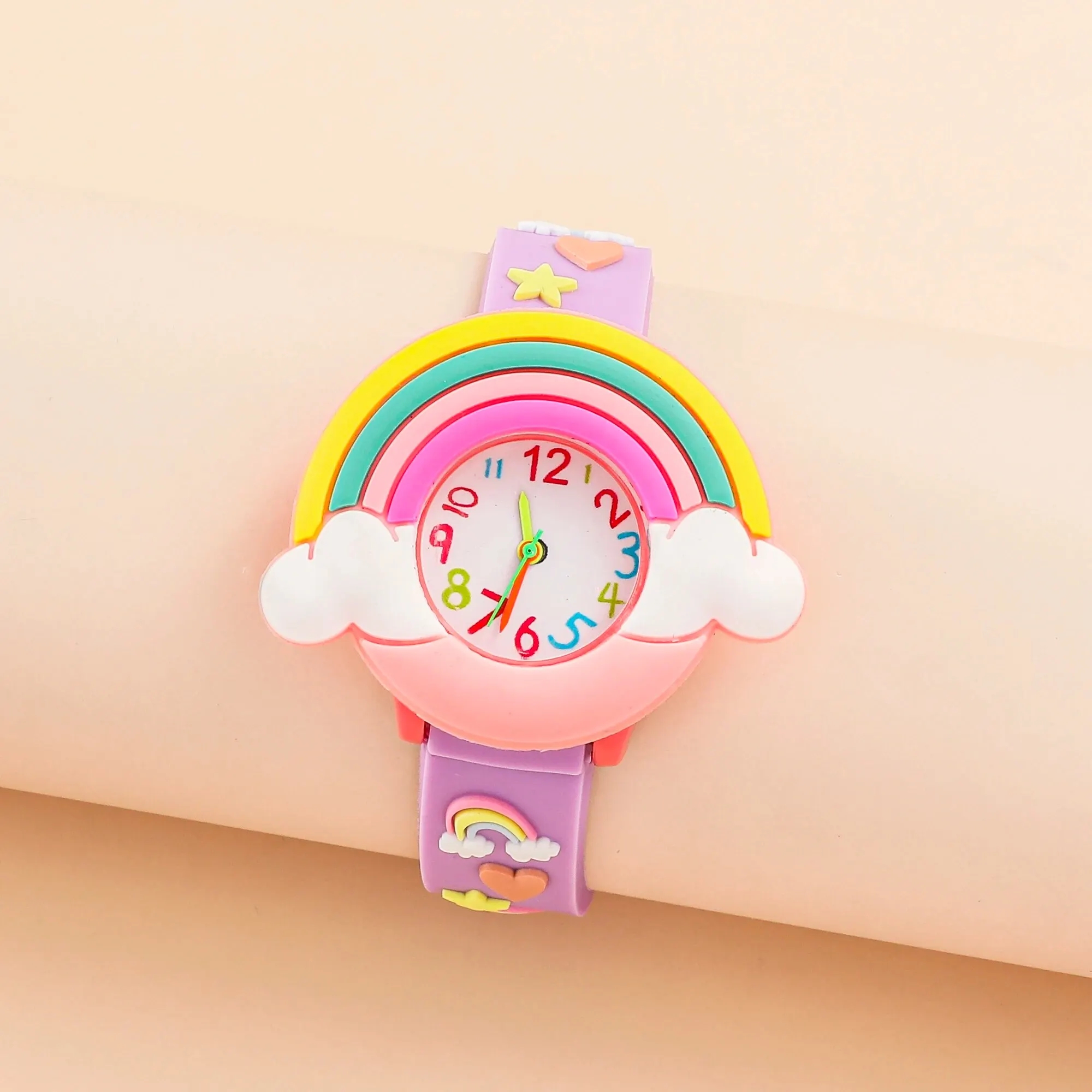 2024 New Rainbow Cloud Printed – обзор и цена Silicone Watch Band 22Mm