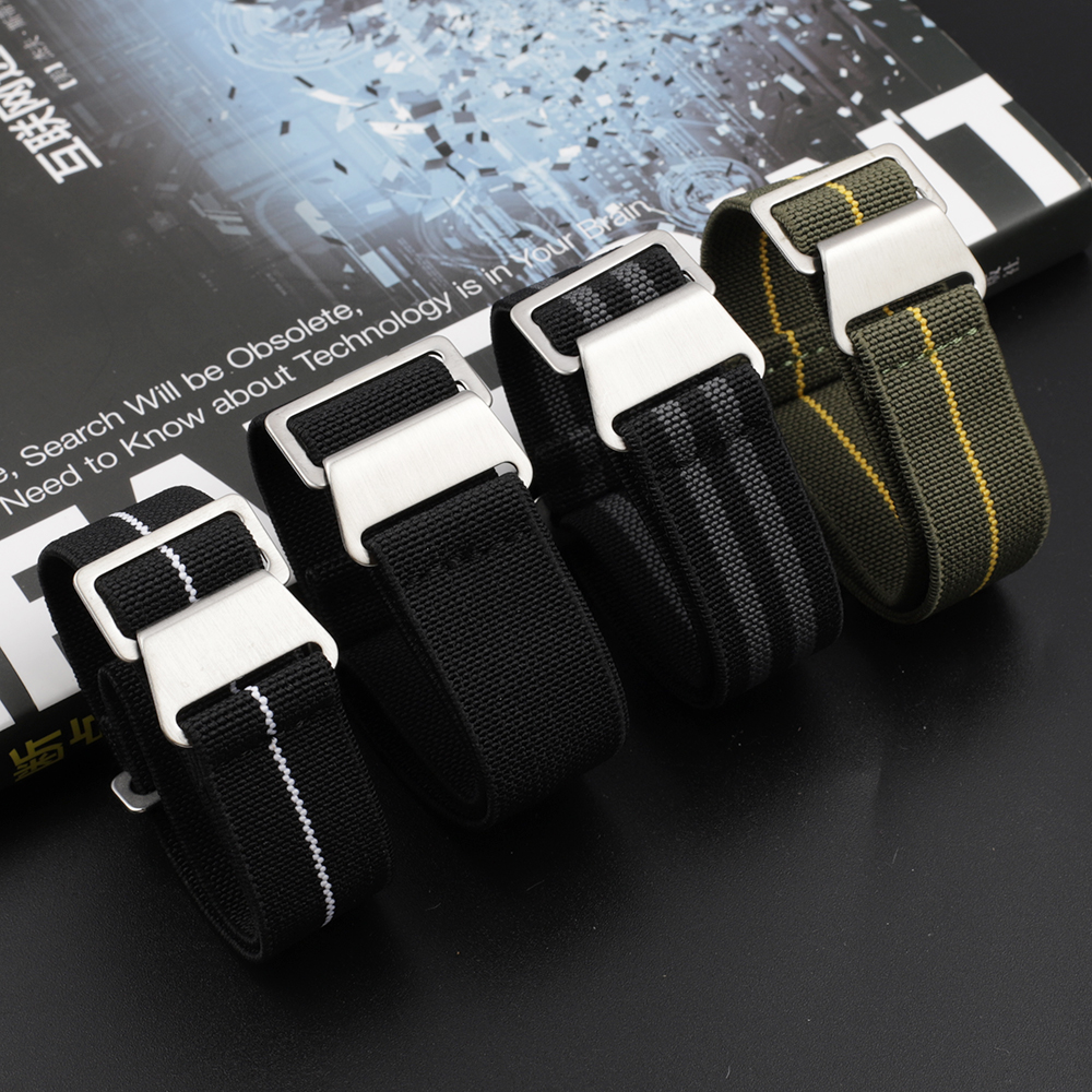 Nylon Watch Band 18mm 20mm 22m – обзор и цена Parachute Strap Elastic