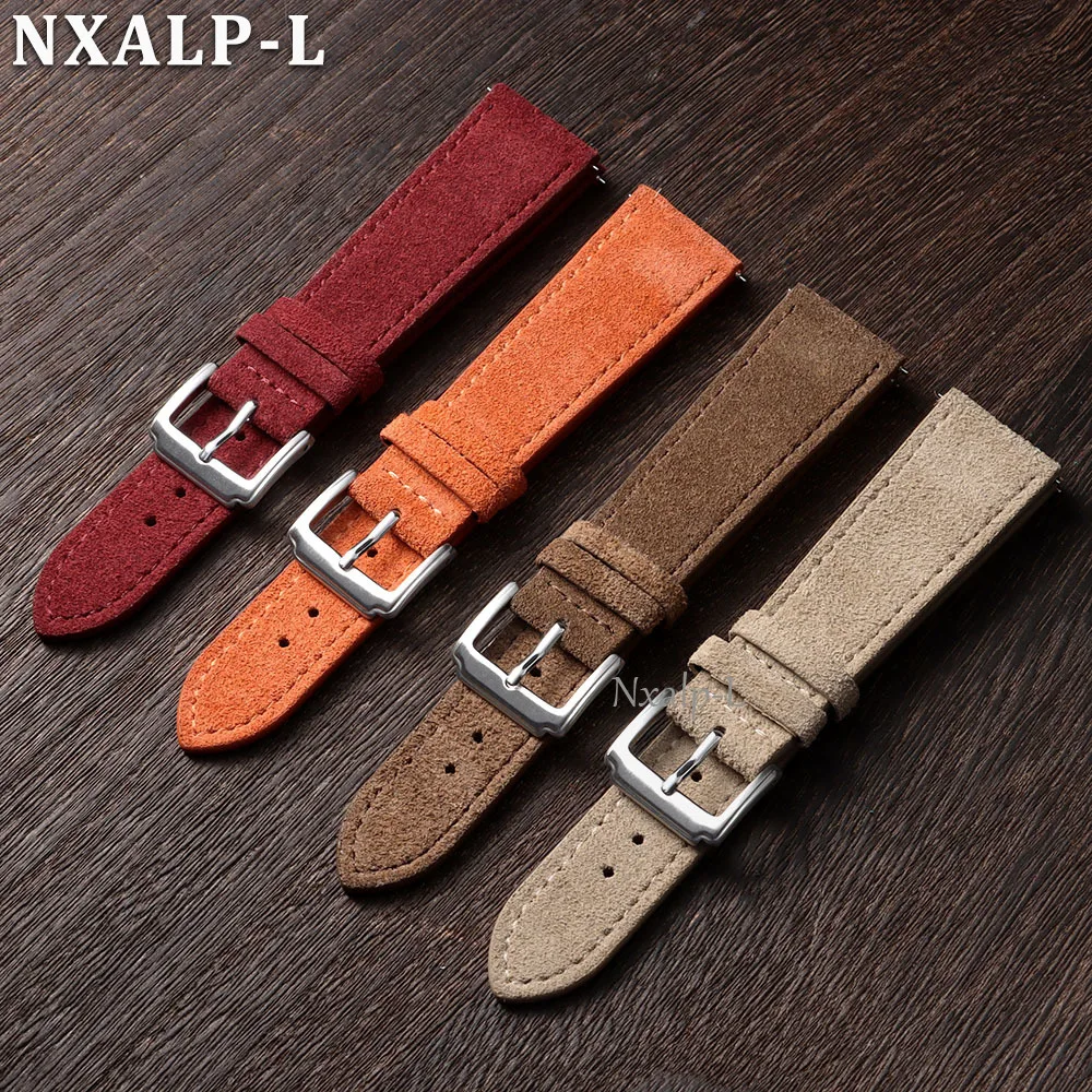 Durable Suede Cowhide Watch St – обзор и цена Suede Strap Watch