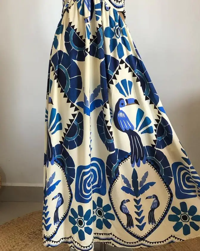 Summer Dress Woman  Vintage Tr – обзор и цена Tropic Strap Vintage
