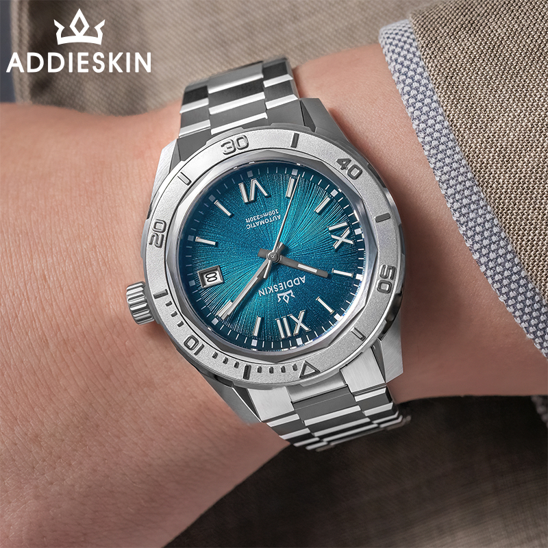 AddiesKin reloj hombre K002 Wa – обзор и цена Stainless Bracelet Diver