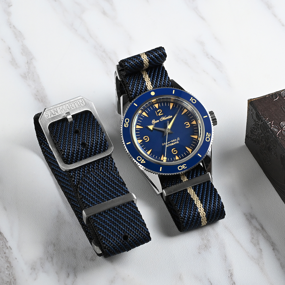 San Martin High Quality 20mm U – обзор и цена Nato Strap Nylon