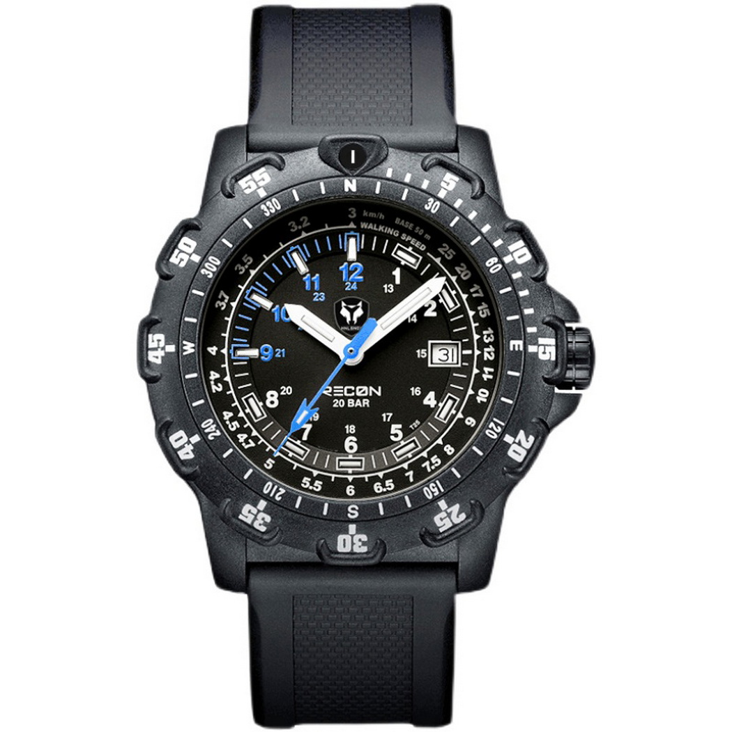 Hnlgnox Mens Pilot Watches Spo – обзор и цена Rubber Strap Diver