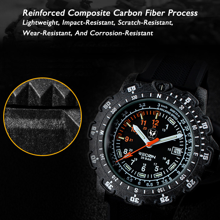 Hnlgnox Mens Pilot Watches Spo – обзор и цена Rubber Strap Diver