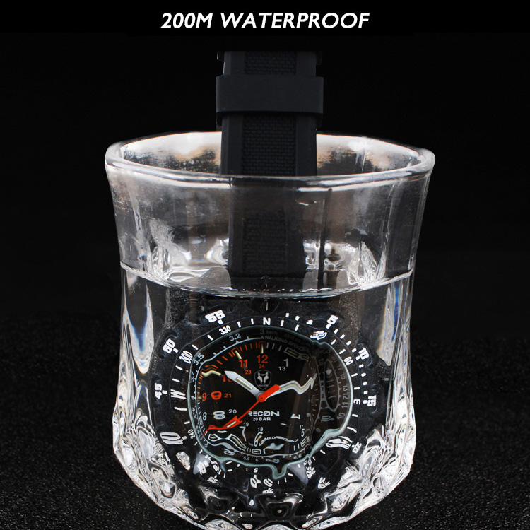 Hnlgnox Mens Pilot Watches Spo – обзор и цена Rubber Strap Diver