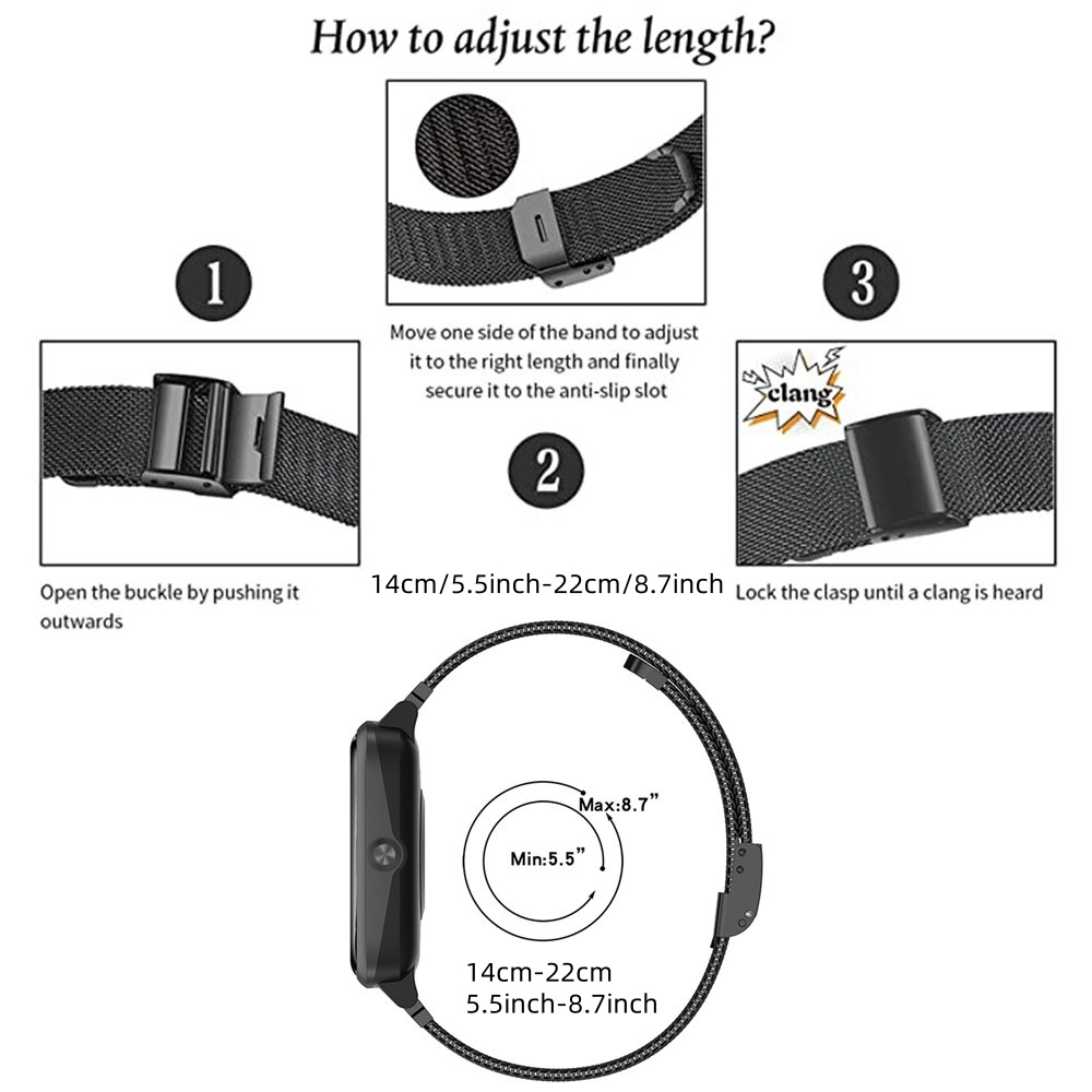 Metal Bands for Garmin Venu X1 – обзор и цена Mesh Strap Metal