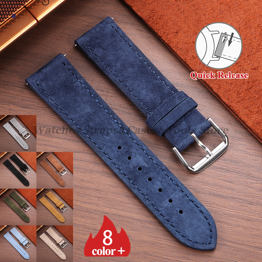 Vintage Suede Cowhide Watch St – обзор и цена Suede Strap Watch