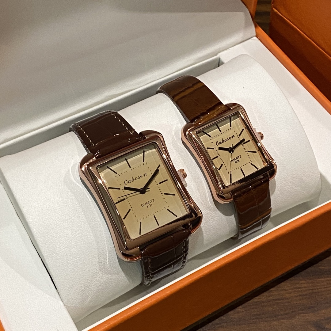 Couple Watch Quartz Movement B – обзор и цена Leather Watch Band Men