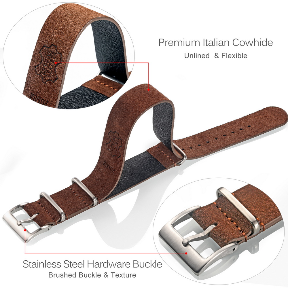 HEMSUT Genuine Leather Watch B – обзор и цена Tropic Strap Vintage