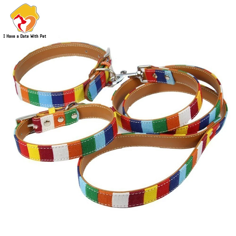 (1 collar+1 leash)  S M L XL X – обзор и цена Leather Strap Quick Release