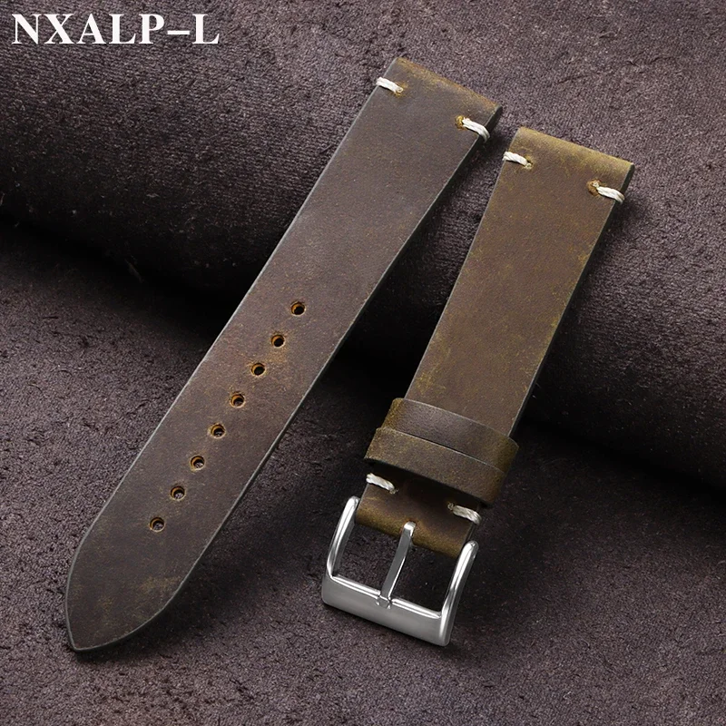 Vintage Oil Wax Leather Watch  – обзор и цена Nato Strap Nylon