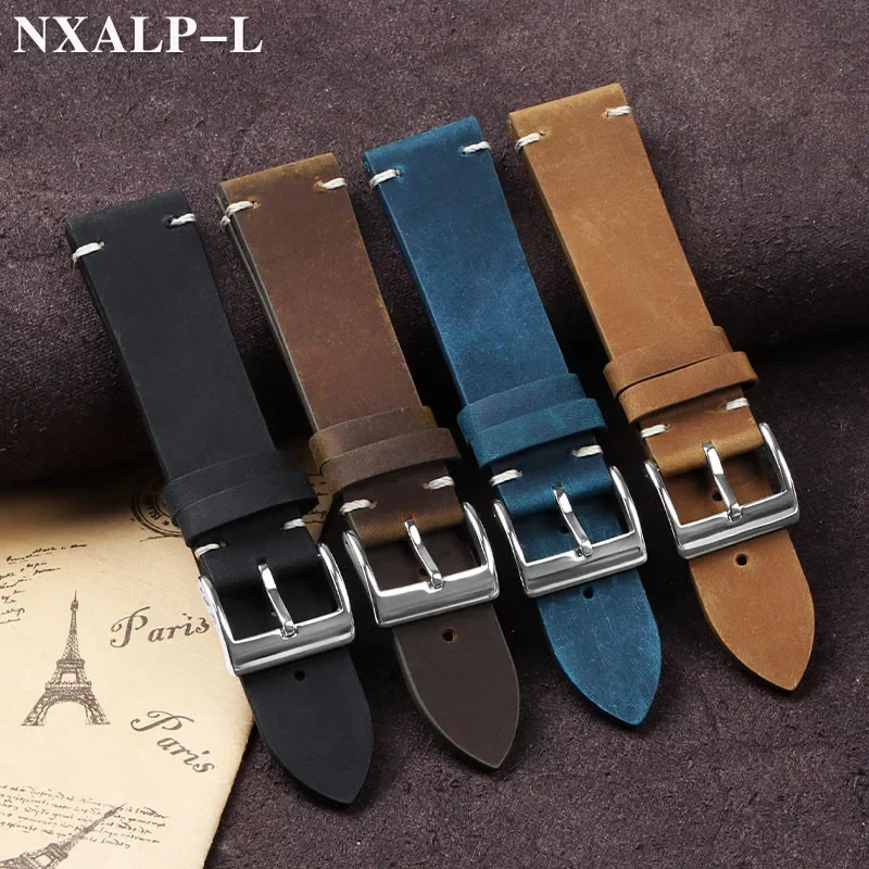 Vintage Oil Wax Leather Watch  – обзор и цена Nato Strap Nylon