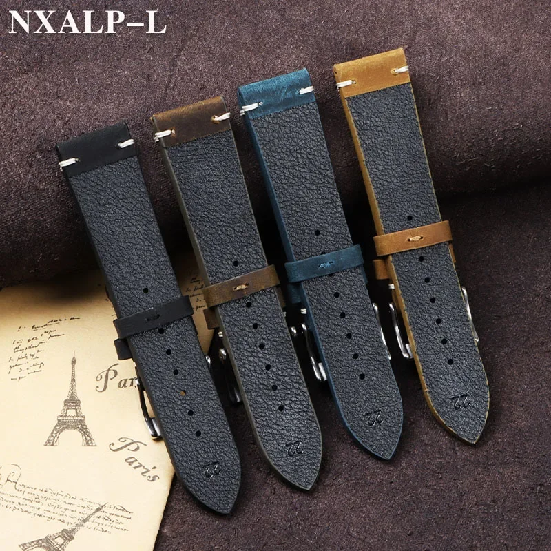 Vintage Oil Wax Leather Watch  – обзор и цена Nato Strap Nylon