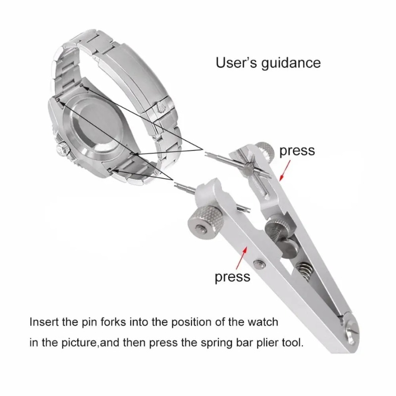 Aluminum Alloy Watch Band Remo – обзор и цена Spring Bar Tool Set