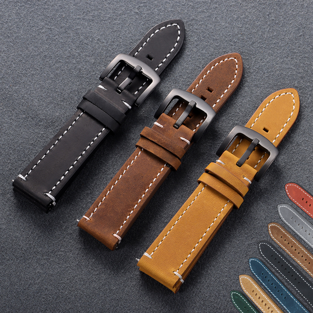 Vintage Calfskin Leather Watch – обзор и цена Leather Strap Quick Release