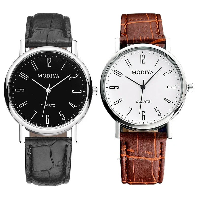 Men's Watches Business Wrist W – обзор и цена Leather Watch Band Men