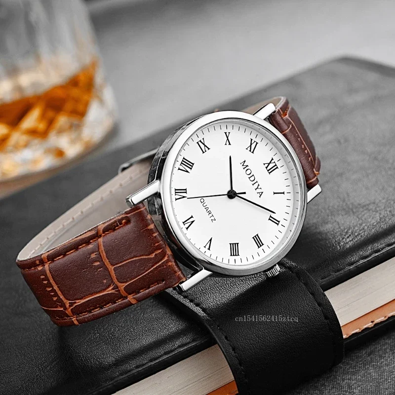 Men's Watches Business Wrist W – обзор и цена Leather Watch Band Men
