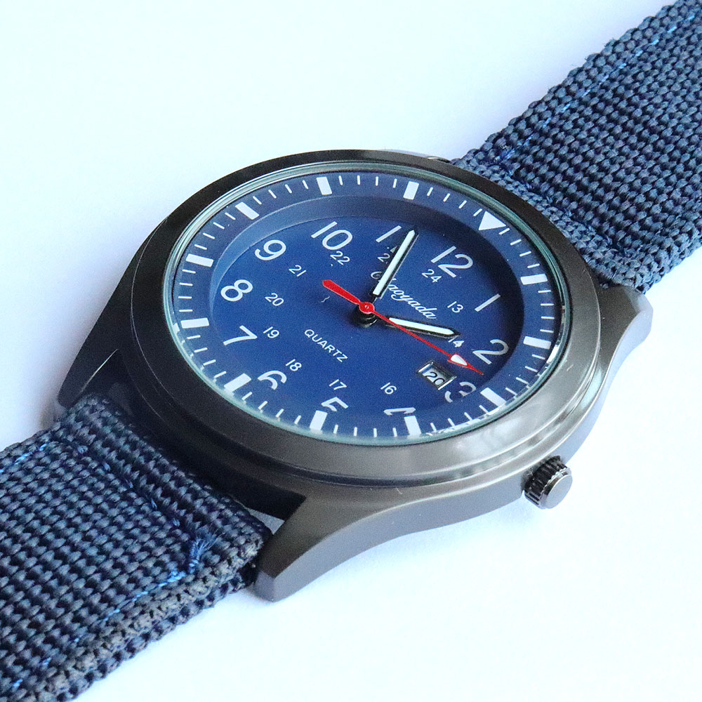 Luxury Men's Quartz Watch Spor – обзор и цена Canvas Strap Watch