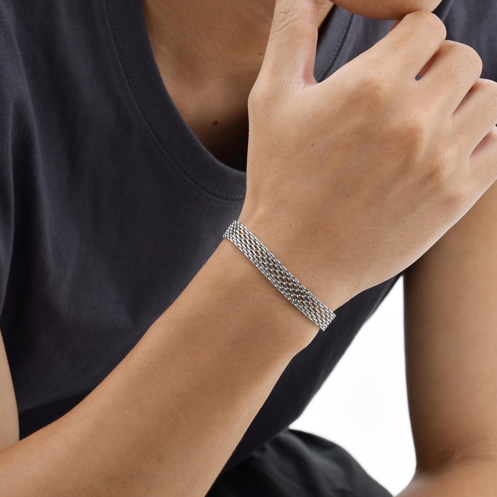 3/8mm Mesh Strap Chain Bracele – обзор и цена Mesh Strap Metal