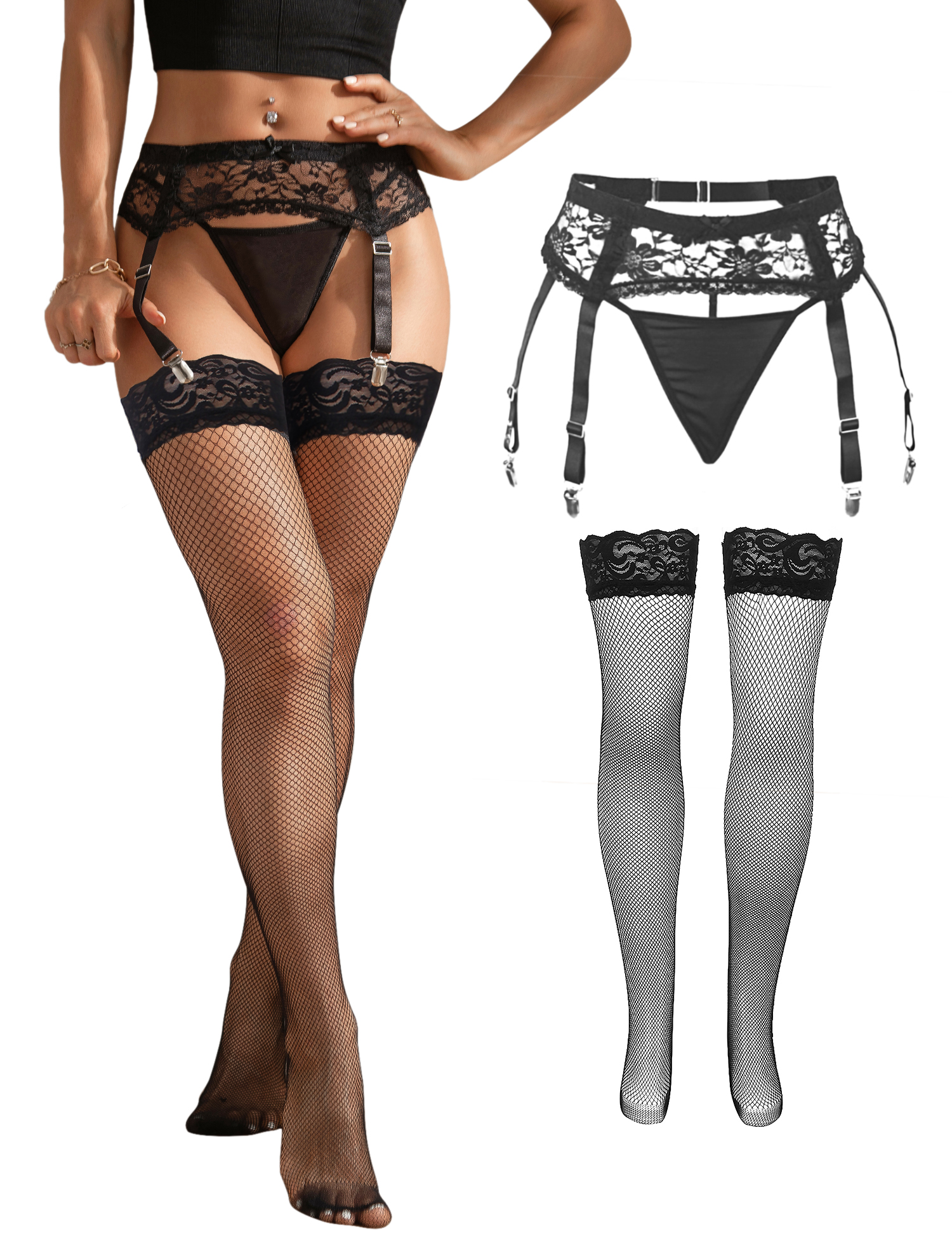Comeondear Women Floral Lace G – обзор и цена Mesh Strap Metal
