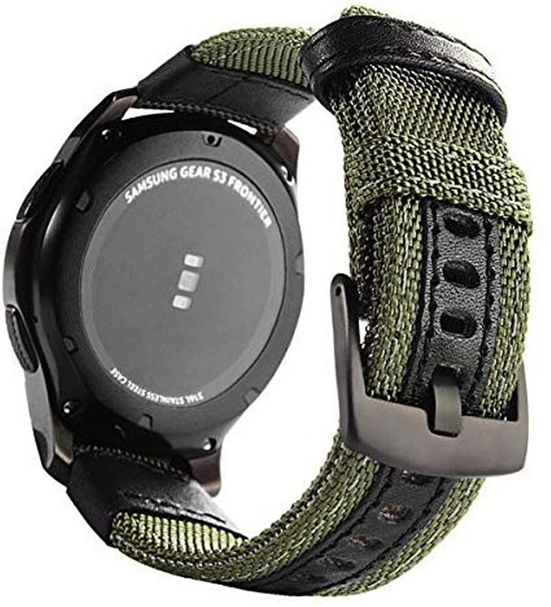 24MM Nylon Watch Band For TicW – обзор и цена Canvas Strap Watch
