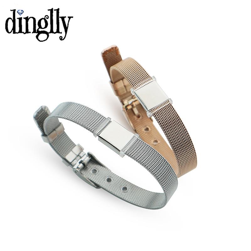 DINGLLY 10mm High Quality Stai – обзор и цена Mesh Strap Metal